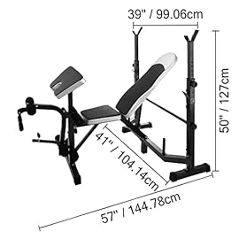 JYSD Adjustable Full Body Workout Bench Foldable Bench Multifunctional Utility Weight Lifting Bench