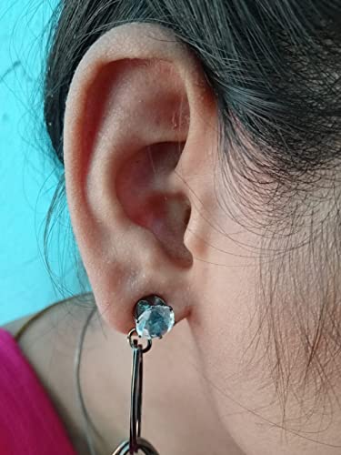 Image of Beauty Tool Invisible Ear Lobe Tapes /Waterproof /Stickers Patches /Heavy Earrings Supporter for Girls & Women Ear Lobe Supporter (Skin Colour) (20 Patches)