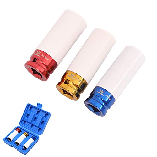TOPWAY Alloy Wheel Impact Socket Set 1/2" Sq Drive
