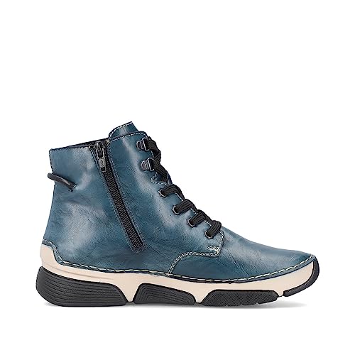 Rieker Damen Stiefel 45943-12 blau Gr. 42 – Ansicht 2