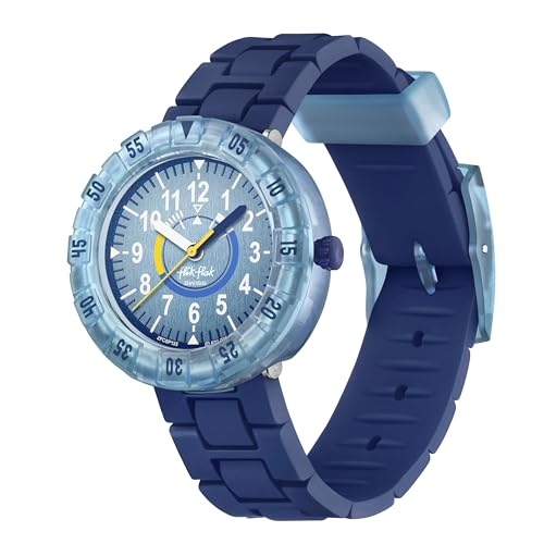 Flik Flak Boy Kids Watch Casual Blue Polymer Quartz Waterproof BLUEBRICK