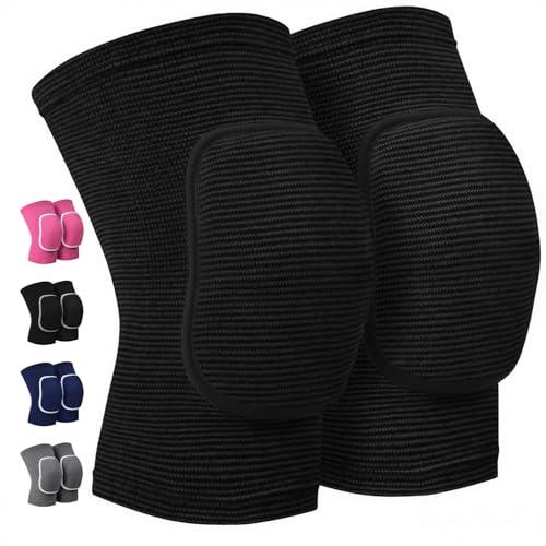 RYBTB Breathable Volleyball Knee Pads, Small, Black