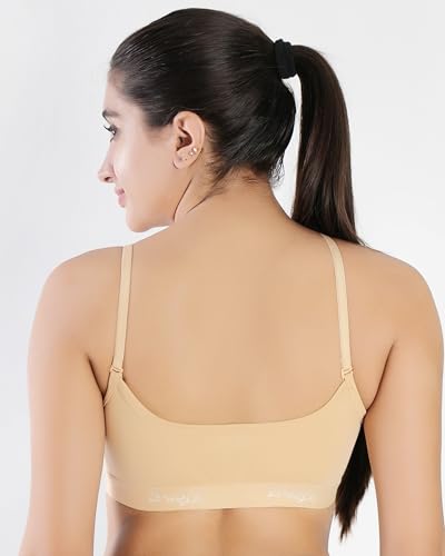 Image of Medium Impact Sports Bra for Women | Daily Use | Non-Wired | Non-Padded | Seamless Bra | Full Coverage | Suitable for Gym,Yoga,Workout
