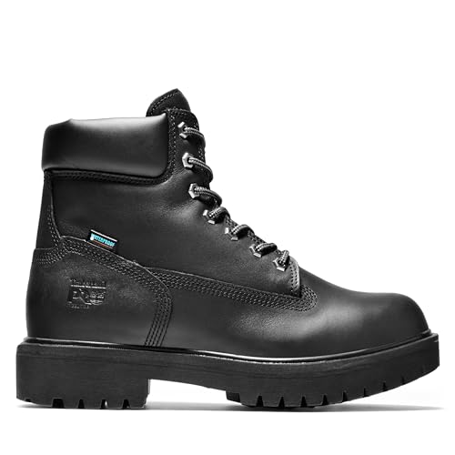 Timberland PRO Timberland PRO Men's Direct Attach 6 Inch Steel Safety Toe Insulated Waterproof Industrial Work Boot, Black-2024 NEW, 12 W