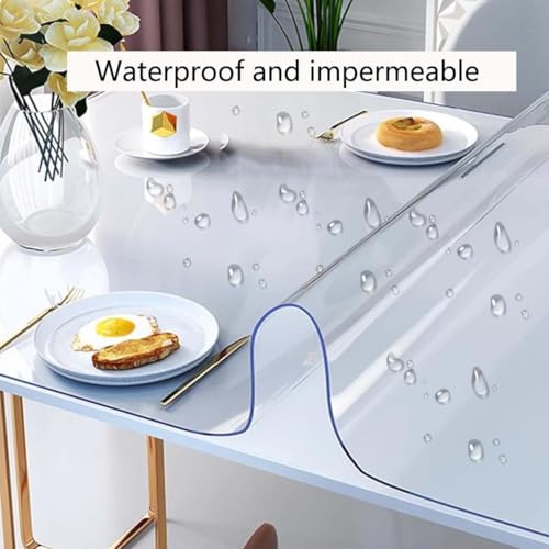 Nappe en plastique transparent pour repas et événements - 5