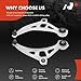 A-Premium 2 x Front Lower Control Arm, with Ball Joint & Bushing, Compatible with Nissan Murano 2015-2022