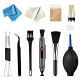 📱 【KIT DE LIMPIEZA PROFESIONAL】¿Hay demasiado polvo en los huecos de tus dispositivos electrónicos? Nuestro kit de juego de limpieza de teclado incluye varias herramientas de limpieza, que pueden limpiar el polvo de manera efectiva para prolongar su vida útil.