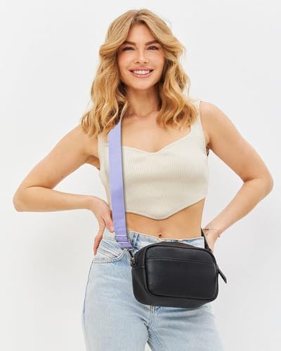 Image of eZAKKA 3 Colors Purse Straps Replacement Crossbody | Wide Purse Strap Crossbody Shoulder Straps Adjustable for Canvas Bag Crossbody Handbag