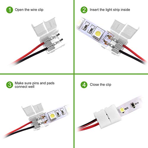 OTraki 5050 Connettore Striscia LED Kit 20 Pcs 2