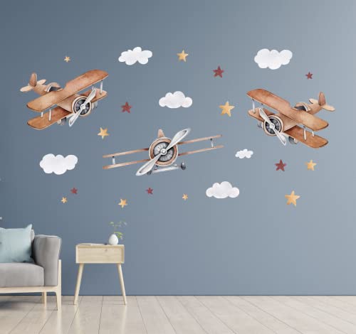 Vinilos Decorativos Avión Grande para Niños miniatura 3
