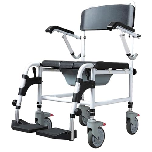 Chaise d'aisance portative pour sécuriser la douche et la toilette des personnes handicapées