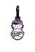 MLB Los Angeles Dodgers Hello Kitty Cut Out Bag Tag