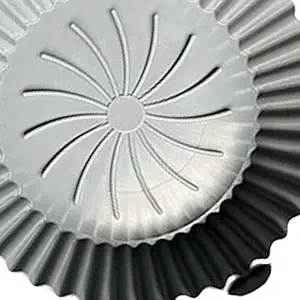 CALANDIS Multifunctional Air Fryer Silicone Pot Heat Resistant for Air Fryer Grey