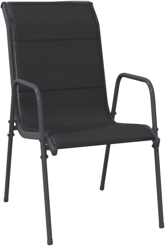 vidaXL Garden Dining Set Black, Anthracite