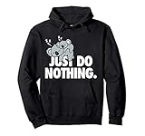 Just Do Nothing Lazy Baby Koala Pair With Koala Mama Bear Pullover Hoodie