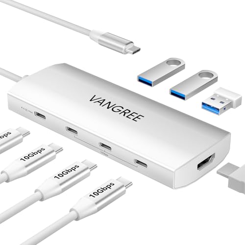 Hub USB C vers USB C adaptateur multiport répartiteur USB-C HDMI 4K