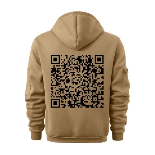 Tactical Hoodies for Men Big and Tall Fleece Sweatshirts Quarter Zip Up Hoodies Warm Hooded Sweatshirts with Pockets2