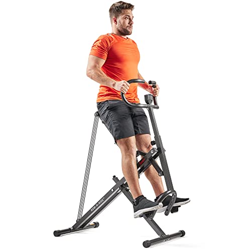 Sunny Health & Fitness Row-N-Ride Plus, Heavy-Duty Squat Assisted Machine with 300 LB Max Weight Capacity, Adjustable Resistance - NO. 077-PLUS by Sunny Health & Fitness - Used condition - US$144.90