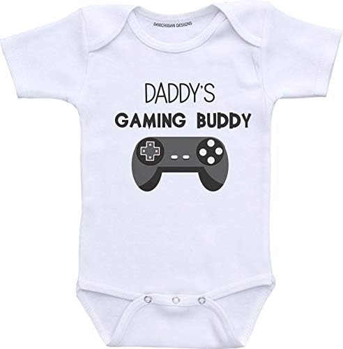 Daddys Gaming Buddy Video Game Nerdy Baby Clothes Geeky Infant Creeper image 2