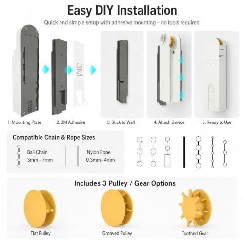 Motor persiana Bluetooth para persianas venecianas y verticales automáticas 6