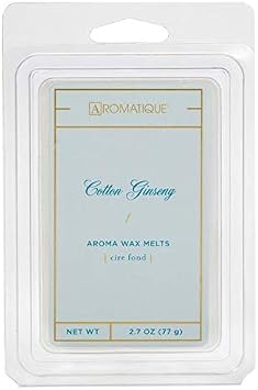 Aromatique Cotton Ginseng Wax Melt Cubes 2.7 oz 77g