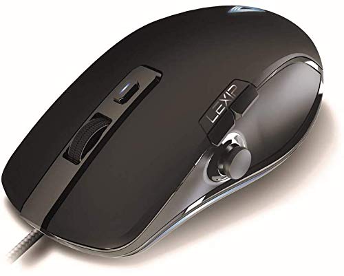 Np93 Alpha Mouse da gioco - con joystick interno a 2 assi - Scorrimento definitivo con cuscinetti in ceramica + Peso regolabile + 12 pulsanti programmabili - Mouse gaming - Immagine 4