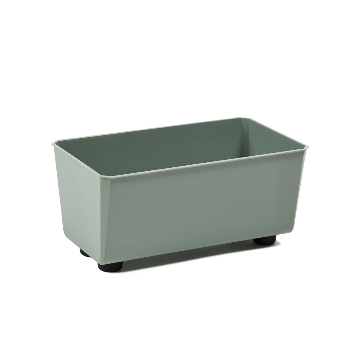 Muddy Hands Eco Friendly Decorative Trough Plant Pot with Legs Indoor Home Outdoor Garden Long Flower Planter Stand Holder Cover (Made from 100% Recycled Plastic) (Green)