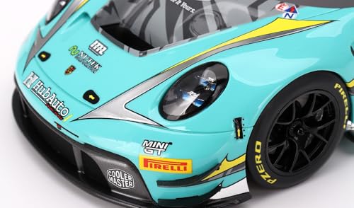 TOP SPEED 1/18 Porsche 911 GT3 R FIA GT World Cup miniatura 3