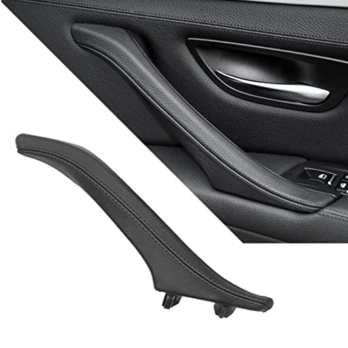 Qwldmj Conjunto de manija de Cuero para Puerta de Pasajero Interior Izquierda Derecha para BMW 5 Series F10 F11 F18 520i 523i 525i 528i 535i Cover
