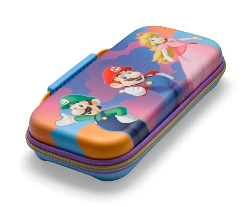 Boîtier de protection de PowerA pour Nintendo Switch modèle OLED Héros de tache de couleur Coque de protection Sac de jeu Sac de console Accessoires Rangement Sous licence officielle - vue 2