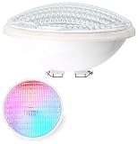 Kingwen 40W RGB Luces LED Piscina Sumergibles PAR56 Foco Piscina LED Con Control Remoto 12v AC/DC Luces Para Piscinas IP68 Impermeable Focos
