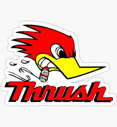 Hot Rod Logos - Pack of 3 Stickers - Auto, Wall, Laptop, Cell, Truck Sticker for Windows, Cars, Trucks