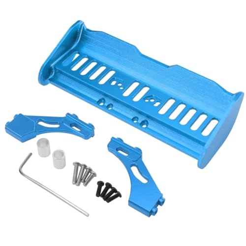 Aile arrière en métal bleu MJX Hyper GO pour stabiliser et relooker votre buggy RC