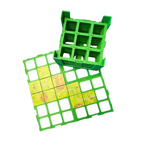 20 Pack of Game Grids Green Tile Placement Grids Compatible