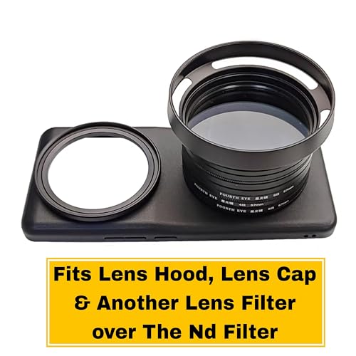 Image of GetZget Nd Filters Lens Compatible with oneplus12, iPhone 14 /15 pro & pro max, Xiaomi 14 Mobile Cover, DSLR Camera (CPL Filter, 58mm)