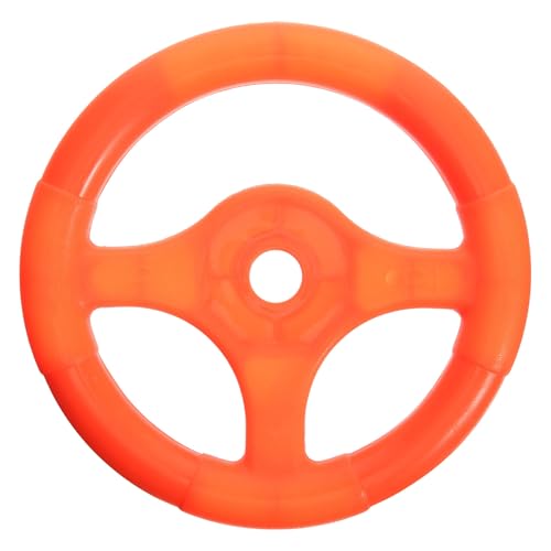 Vaguelly Kids Steering Wheel Toy for Rocking Cars Universal Replacement Bumper Car Accessory Interactive Outdoor Play Toy Plastic 6.5 Inch