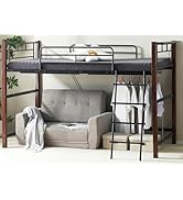 Amazon｜Simpolu ロータイプ ロフトベッド はしご付き 耐荷重150kg