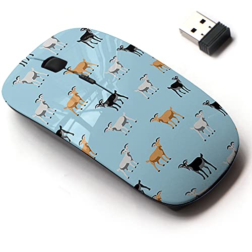 CJCBROES 2.4G Wireless Mouse with Cute Pattern Design for All Laptops...