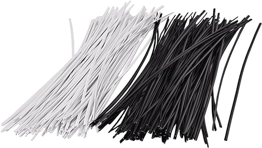 HAKUHO 200-Piece Reusable Metallic Twist Cable Ties - Fasten and Organize Wires with Ease (6 Inch, Black and White) - Durable Cord Management Solution (B0CR3ZQKHZ) Amazon Price History, Amazon Price Tracker