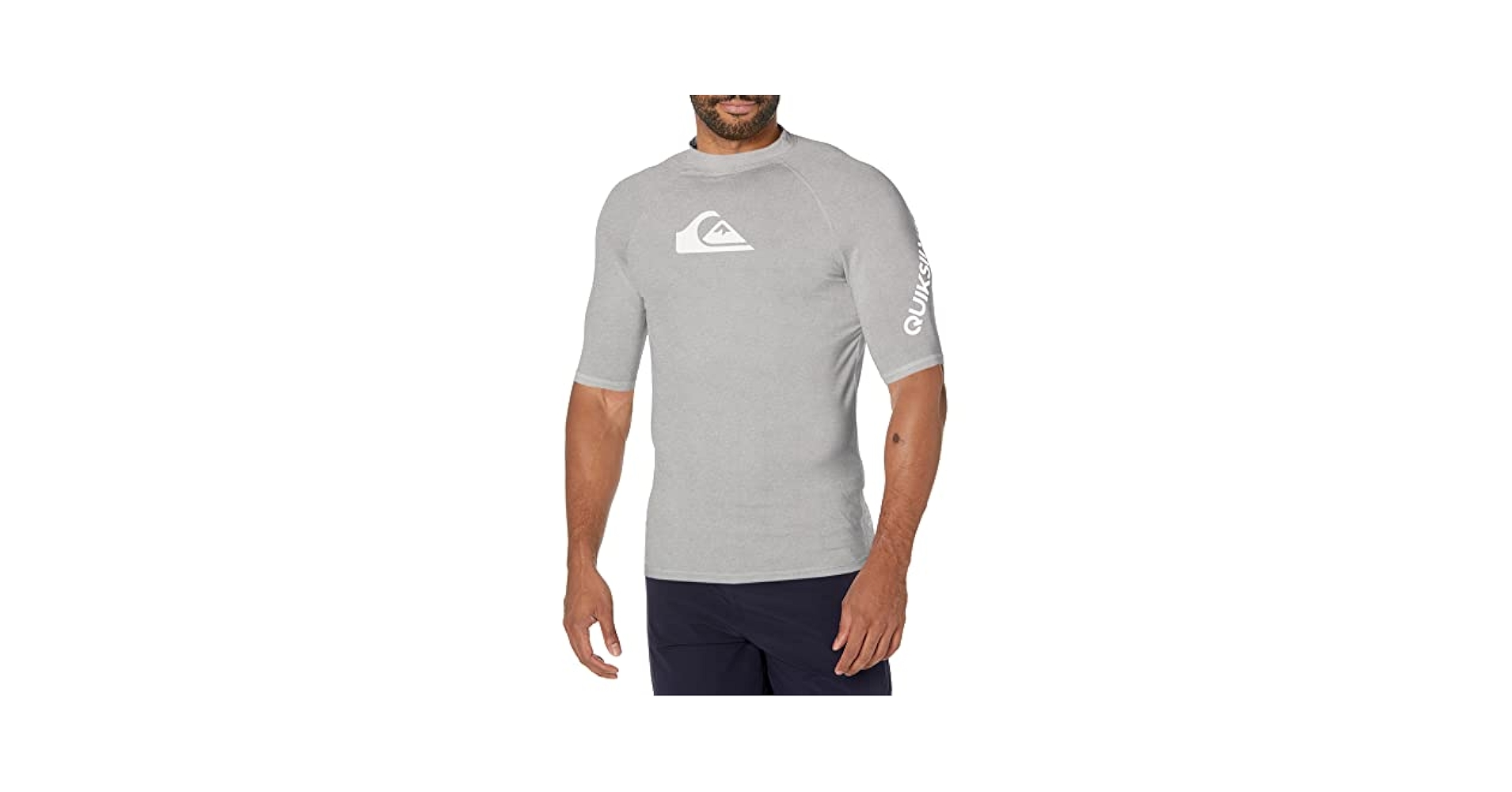 【QUICKSILVER】 SHORT SLEEVE RASH GUARD : MT910BQS Quiksilver mens All Time Short Sleeve Rashguard Upf 50 Sun