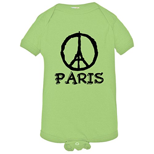 Baby Paris France Eiffel Tower Jean Jullian Peace Onsie-Lim-12M