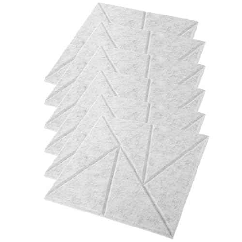 Absorption acoustique efficace contre l'écho avec 6 dalles isolation phonique murales