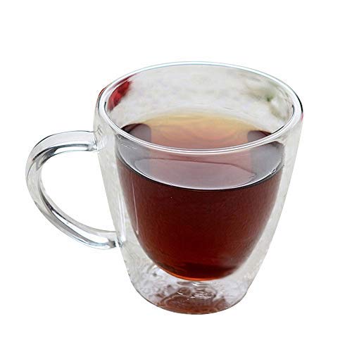 Risecollection double paroi tasses tall de 180ml en pack de 4