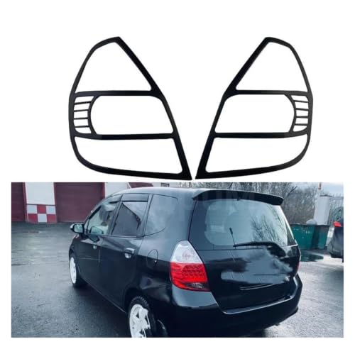 Protector de luz trasera para Jazz 2003-2007 en abs negro mate 3