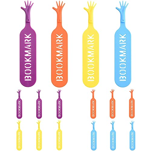 Marcadores de dibujos animados 3D de 16 piezas para estudiantes leer marcadores de página juego para estudiantes adolescentes leer entusiastas regalos creativos Cover