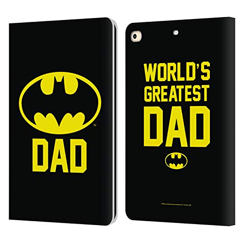 Cadeau Idéal Batdad Étui iPad 9.7 Batman en Cuir pour la Fête des Pères et Anniversaires
