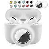 2 in 1 Case for Airpods Pro AirTag Holder Combo, Silicone Airpods Pro AirTag Case with Air Tag...