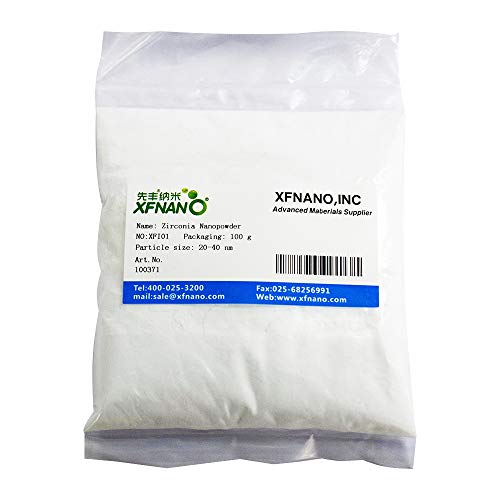 Research Grade Ultrafine 20-40nm Nano Zirconium Oxide Powder Zirconia Nanoparticles ZrO2 Nanopowder with 99% Purity