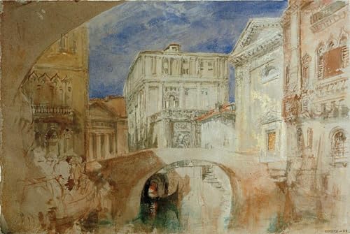Peinture sur toile église de San Luca par Turner, impression d'art premium 60x90