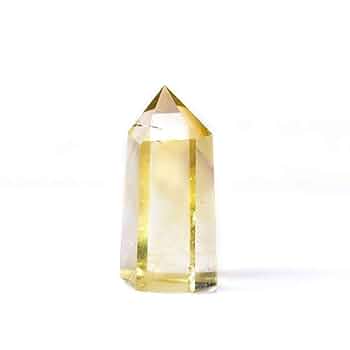 Amazon.co.jp: シトリン ポイント 黄水晶 六角柱 天然石